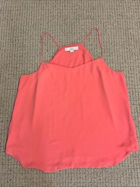 LOFT Coral Pink Spaghetti-Strap Camisole